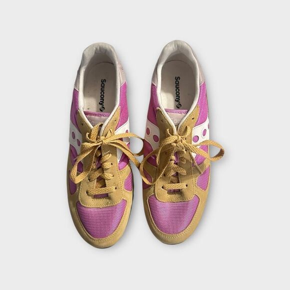 Saucony Shadow Original Sneakers Women's 11 Beige Pink New Collection - Picture 2 of 13